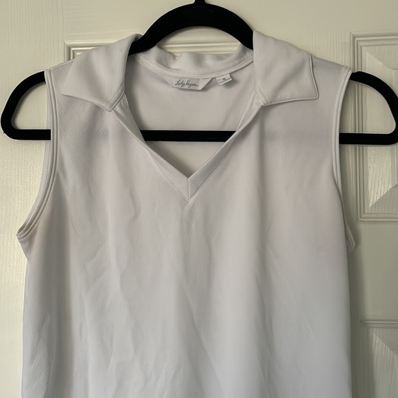 Lady Hagen White Golf Tank - Picture 2 of 4